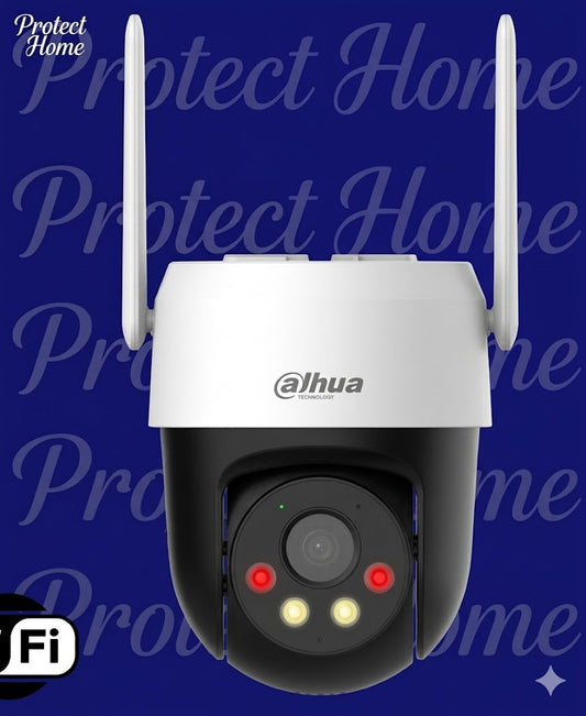 Cámara de Seguridad WiFi PTZ 360° Exterior con Antenas