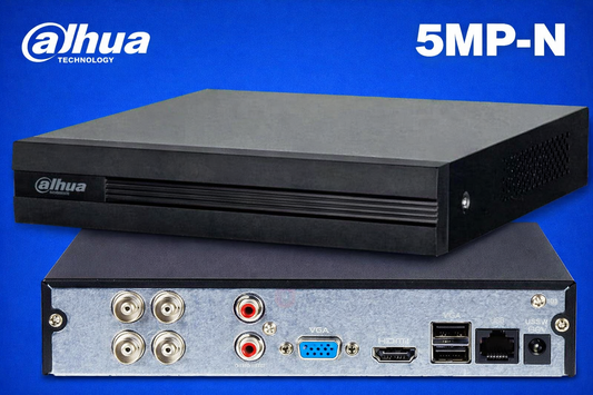 XVR Dahua WizSense 4 Canales 5MP – DVR Inteligente con IA y Alta Resolución