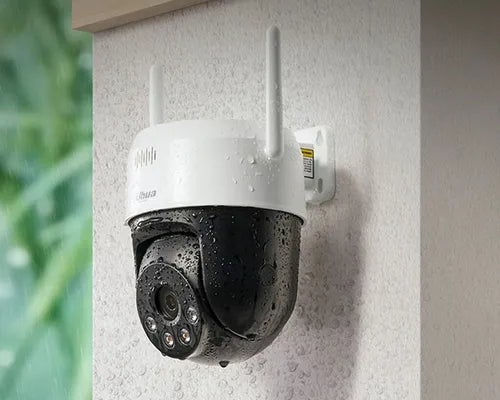 Cámara de Seguridad WiFi PTZ 360° Exterior con Antenas